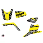 Karosszéria védő dekor matrica készlet Quad SUZUKI Predator Sárga Széria
