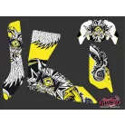 Karosszéria védő dekor matrica készlet Quad SUZUKI Demon Széria