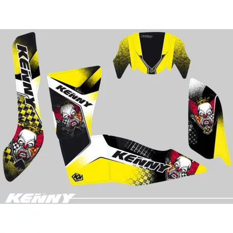 Karosszéria védő dekor matrica készlet Quad SUZUKI Kenny Széria