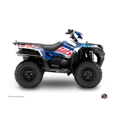   Karosszéria védő dekor matrica készlet Quad SUZUKI Eraser Kék/Piros Széria