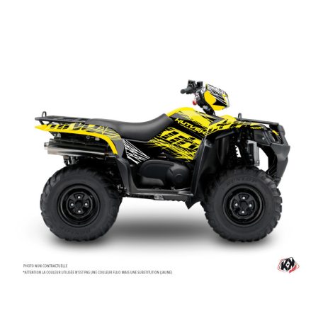 Karosszéria védő dekor matrica készlet Quad SUZUKI Eraser fluo Sárga Széria