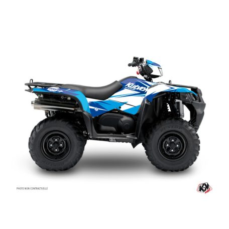 Karosszéria védő dekor matrica készlet Quad SUZUKI Stage Kék Széria