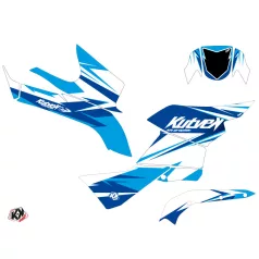   Karosszéria védő dekor matrica készlet Quad SUZUKI Stage Kék Széria
