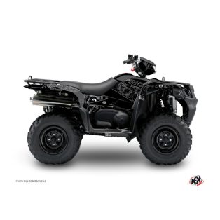   Karosszéria védő dekor matrica készlet Quad SUZUKI Zombies dark Fekete Széria
