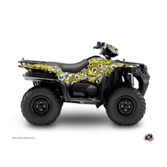   Karosszéria védő dekor matrica készlet Quad SUZUKI Freegun eyed Sárga Széria