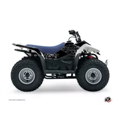   Karosszéria védő dekor matrica készlet Quad SUZUKI Zombies dark Fekete Széria