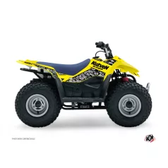   Karosszéria védő dekor matrica készlet Quad SUZUKI Predator Sárga Széria