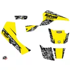 Karosszéria védő dekor matrica készlet Quad SUZUKI Predator Sárga Széria