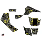 Karosszéria védő dekor matrica készlet Quad SUZUKI Camo Fekete/Sárga Széria