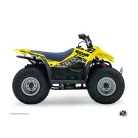 Karosszéria védő dekor matrica készlet Quad SUZUKI Predator Sárga Széria