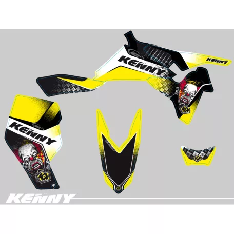 Karosszéria védő dekor matrica készlet Quad SUZUKI Kenny Széria