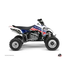   Karosszéria védő dekor matrica készlet Quad SUZUKI Eraser Kék/Piros Széria