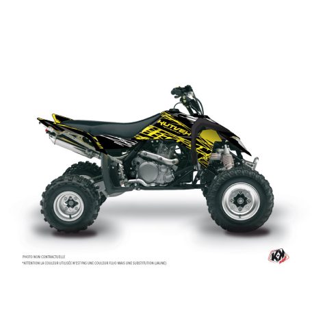 Karosszéria védő dekor matrica készlet Quad SUZUKI Eraser fluo Sárga Széria