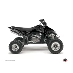   Karosszéria védő dekor matrica készlet Quad SUZUKI Zombies dark Fekete Széria
