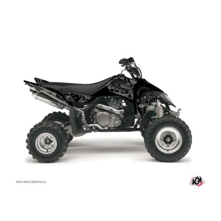 Karosszéria védő dekor matrica készlet Quad SUZUKI Zombies dark Fekete Széria