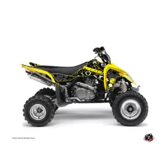   Karosszéria védő dekor matrica készlet Quad SUZUKI Freegun eyed Sárga Széria