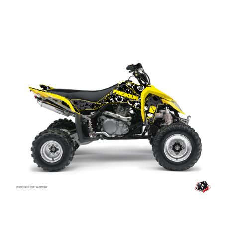 Karosszéria védő dekor matrica készlet Quad SUZUKI Freegun eyed Sárga Széria