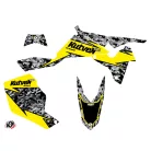 Karosszéria védő dekor matrica készlet Quad SUZUKI Predator Sárga Széria