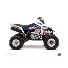   Karosszéria védő dekor matrica készlet Quad SUZUKI Eraser Kék/Piros Széria
