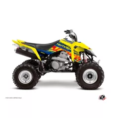   Karosszéria védő dekor matrica készlet Quad SUZUKI Eraser Kék/Sárga Széria