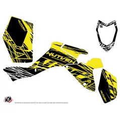   Karosszéria védő dekor matrica készlet Quad SUZUKI Eraser fluo Sárga Széria