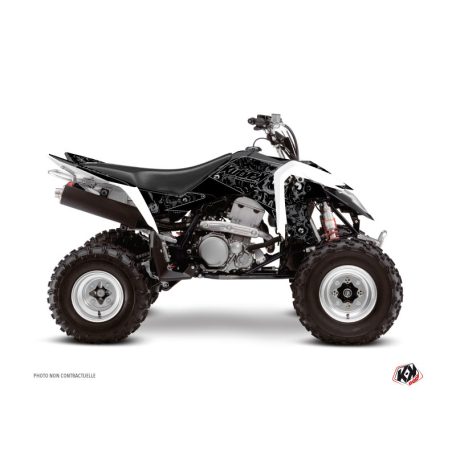 Karosszéria védő dekor matrica készlet Quad SUZUKI Zombies dark Fekete Széria