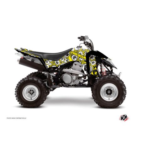 Karosszéria védő dekor matrica készlet Quad SUZUKI Freegun eyed Sárga Széria