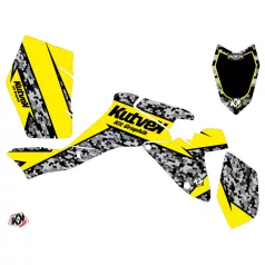   Karosszéria védő dekor matrica készlet Quad SUZUKI Predator Sárga Széria