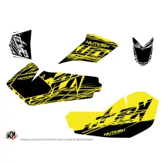   Karosszéria védő dekor matrica készlet Quad SUZUKI Eraser fluo Sárga Széria