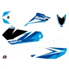 Karosszéria védő dekor matrica készlet Quad SUZUKI Stage Kék Széria
