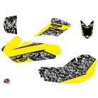 Karosszéria védő dekor matrica készlet Quad SUZUKI Predator Sárga Széria