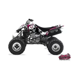   Karosszéria védő dekor matrica készlet Quad SUZUKI Trash Fekete/Rózsaszín Széria
