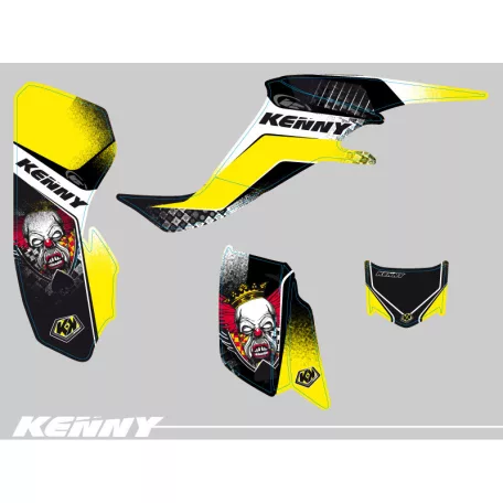 Karosszéria védő dekor matrica készlet Quad SUZUKI Kenny Széria