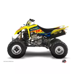   Karosszéria védő dekor matrica készlet Quad SUZUKI Eraser Kék/Sárga Széria