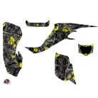 Karosszéria védő dekor matrica készlet Quad SUZUKI Camo Fekete/Sárga Széria