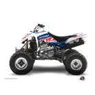 Karosszéria védő dekor matrica készlet Quad SUZUKI Eraser Kék/Piros Széria