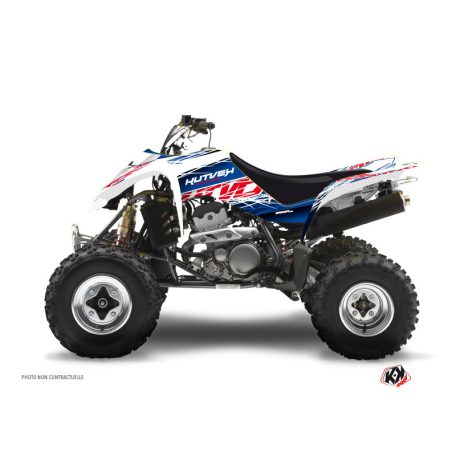Karosszéria védő dekor matrica készlet Quad SUZUKI Eraser Kék/Piros Széria
