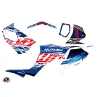 Karosszéria védő dekor matrica készlet Quad SUZUKI Eraser Kék/Piros Széria