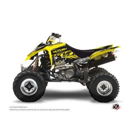 Karosszéria védő dekor matrica készlet Quad SUZUKI Eraser fluo Sárga Széria
