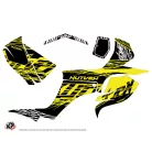 Karosszéria védő dekor matrica készlet Quad SUZUKI Eraser fluo Sárga Széria