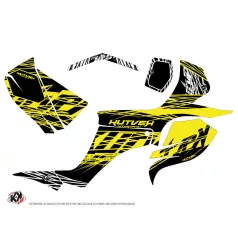   Karosszéria védő dekor matrica készlet Quad SUZUKI Eraser fluo Sárga Széria