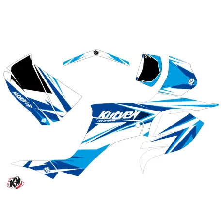 Karosszéria védő dekor matrica készlet Quad SUZUKI Stage Kék Széria
