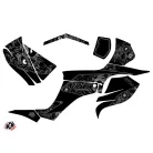 Karosszéria védő dekor matrica készlet Quad SUZUKI Zombies dark Fekete Széria