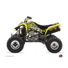 Karosszéria védő dekor matrica készlet Quad SUZUKI Freegun eyed Sárga Széria