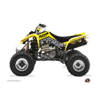   Karosszéria védő dekor matrica készlet Quad SUZUKI Predator Sárga Széria