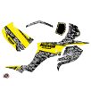   Karosszéria védő dekor matrica készlet Quad SUZUKI Predator Sárga Széria