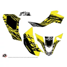   Karosszéria védő dekor matrica készlet Quad SUZUKI Eraser fluo Sárga Széria