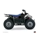 Karosszéria védő dekor matrica készlet Quad SUZUKI Zombies dark Fekete Széria