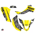 Karosszéria védő dekor matrica készlet Quad SUZUKI Predator Sárga Széria