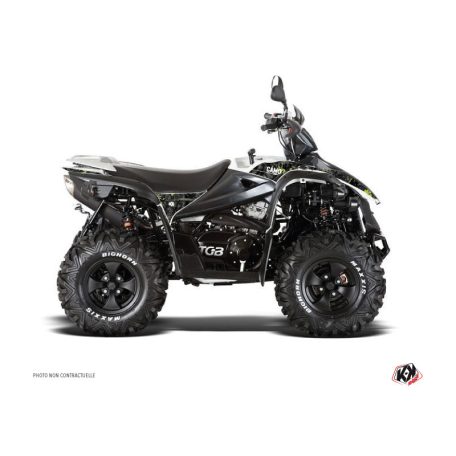 Karosszéria védő dekor matrica készlet Quad TGB Camo Fekete/Zöld Széria